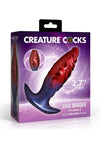Creature Cocks Anal Invader Inflatable Silicone Anal Plug - Multicolor