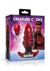 Creature Cocks Asstopus Inflatable Silicone Anal Plug - Black/Red - Large