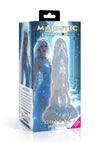Creature Cocks Crysta Silicone Dildo - Blue/White