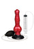 Creature Cocks Hell Hound Squirting Silicone Dildo - Black/Red