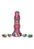 Creature Cocks Larva Silicone Ovipositor Dildo with Eggs - Multicolor