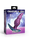 Creature Cocks Octo-Twist Silicone Anal Plug - Purple