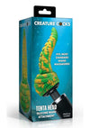 Creature Cocks Tenta Head Silicone Wand Attachment - Green/Yellow