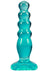 Crystal Jellies Anal Delight Anal Plug - Teal - 5in