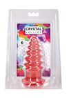Crystal Jellies Anal Twist - Pink - 6in