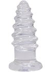 Crystal Jellies Anal Twist - Clear - 7in