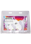 Crystal Jellies Curved Anal Trainer - Clear - 3 Piece/Set