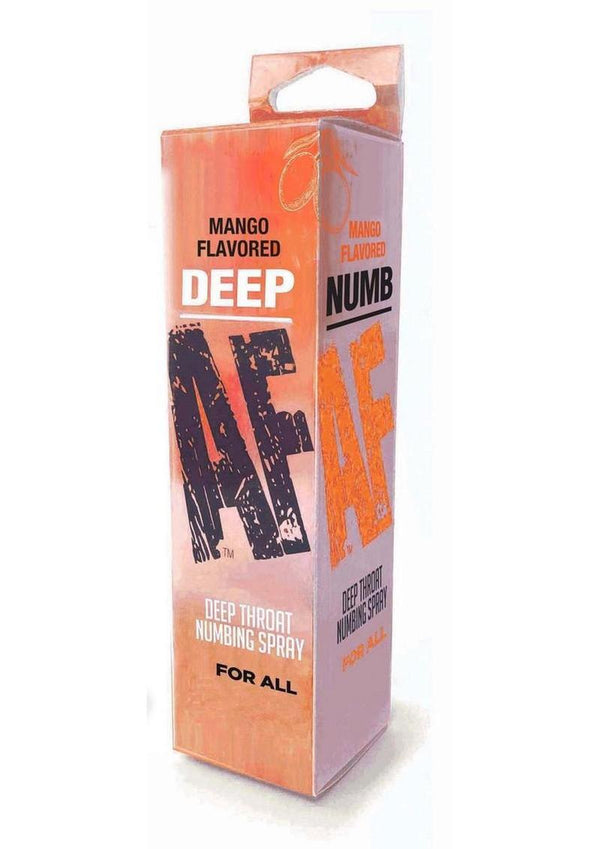 Deep AF Deep Throat Numbing Spray 1oz - Mango