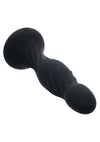 Deep Stud Rechargeable Silicone Reverberating Probe - Black