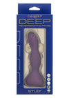 Deep Stud Rechargeable Silicone Reverberating Probe - Purple