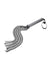 Edge Chain Flogger - Black/Silver