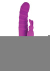 Energize Heat Up Bunny 1 Rechargeable Silicone Warming Vibrator - Purple