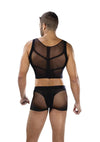 Envy Menswear Fishnet Armor Set (2 Piece) - Os