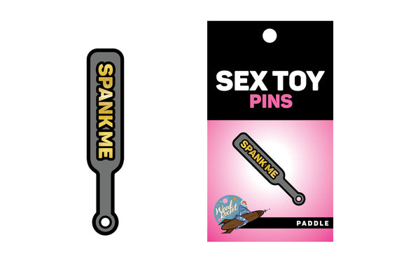 Paddle Spank Me Enamel Pin