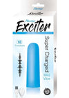 Exciter Mini Vibe Rechargeable Silicone Vibrator - Blue
