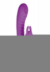 Exciter Thumping G-Spot Vibe Rechargeable Silicone Rabbit - Purple