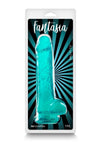 Fantasia Ballsy Dildo - Teal - 4.5in