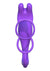 Fantasy C-Ringz Ass-Gasm Silicone Vibrating Rabbit and Cock Ring - Purple