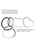 Fantasy C-Ringz Silicone 3-Ring Stamina Cock Ring - Black - Set