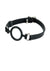 Fetish Fantasy Extreme Silicone O-Ring Gag - Black - 1.5in Diameter