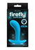 Firefly Contour Plug Silicone Butt Plug - Blue/Glow In The Dark - Medium