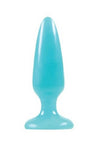 Firefly Pleasure Plug Butt Plug - Blue/Glow In The Dark