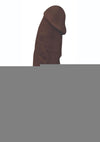Fleshstixxx Dual Density Silicone Bendable Dong - Chocolate - 7in