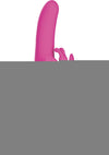 Fluttering Butterfly Silicone Rabbit Vibrator - Pink