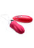 Frisky Raspberry Twirl 36x Swirled Silicone Rechargeable Vibrating Remote Control Egg - Magenta