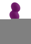 Gender X Ball Game Rechargeable Silicone Rotating Vibrator - Purple