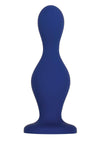 Gender X Ins and Outs Rechargeable Silicone Dildo and Stroker - Blue - 2 Piece/Set