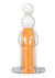 Gender X Orange Dream Silicone Rechargeable Beads with Remote Control - Clear/Orange
