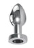 Gender X Rockin Rechargeable Metal XL Plug - Metal/Silver - XLarge
