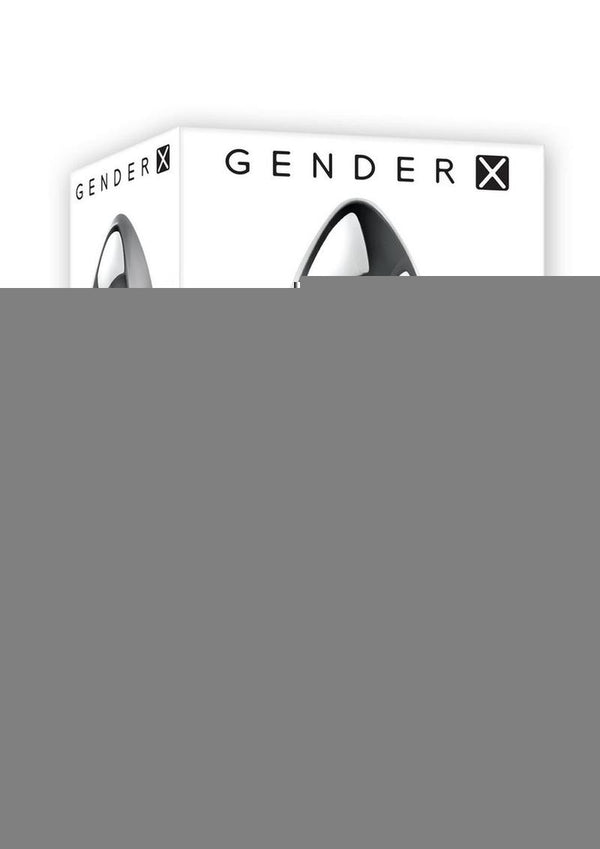Gender X Rockin Rechargeable Metal XL Plug - Metal/Silver - XLarge