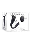 Gender X The Wrangler Rechargeable Silicone Triple Stimulating Anal Vibrator with Remote - Black