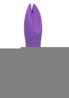 Gia Dual Flicker Silicone Rechargeable Vibrator - Purple