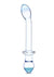 Glas Double Play Dual-Ended Dildo - Clear - 9.5in