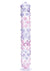 Glas Purple Rose Glass Nubby Dildo - Clear/Pink - 9in