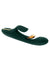 Golden Goddess Rechargeable Silicone Vibrator with Clitoral Stimulator - Green