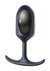 Heavy Hitters Premium Silicone Weighted Anal Plug - Black - Large