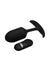 Heavy Hitters Vibrating Weighted Rechargeable Silicone Anal Plug - Black - Large