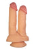 Hero Twin Fuckers Double Dildo with Suction Cup - Vanilla