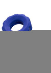 Hunkyjunk Cog Silicone Cock Ring - Assorted Colors/Black/Blue - 2 Pack
