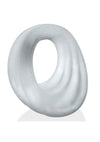 Hunkyjunk Expander Slimmer Scoop Style Silicone Cockring - Clear Steam