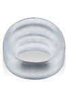 Hunkyjunk Expander Slimmer Scoop Style Silicone Cockring - Clear Steam