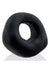 Hunkyjunk Fit Bulge Hung-Style Silicone Cockring - Black Fog - Black