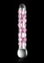 Icicles No. 7 Glass Dildo - Clear/Purple - 7in