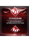 Id Studded Condom - 3 Pack