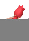 Inmi Bloomgasm Racy Rose Thrusting and Licking Rose Rechargeable Silicone Vibrator