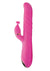 Inmi Versa-Thrust Rechargeable Silicone 10x Rabbit Vibrator with 3 Attachments - Pink